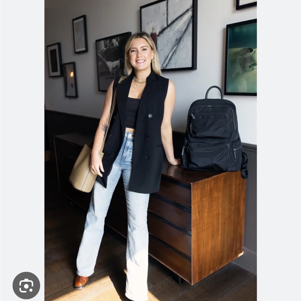 Italic nylon leather quiet luxury COMRADE travel backpack